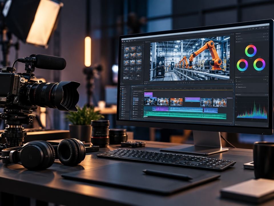 Content and video production: edit suite